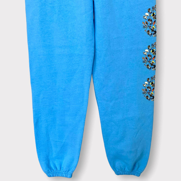 NEW By Samii Ryan Smiley Fantastic Mushrooms Sweatpants Size Small - Picture 4 of 10